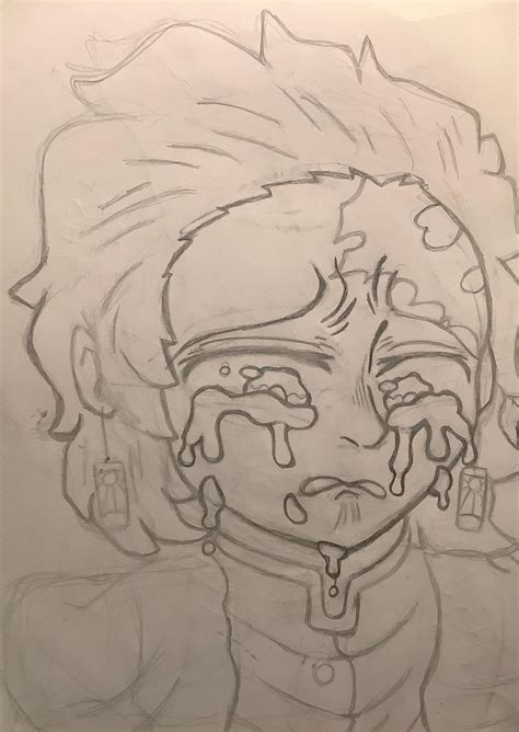 Crying Tanjiro by JoshysConceptArt1323 on DeviantArt