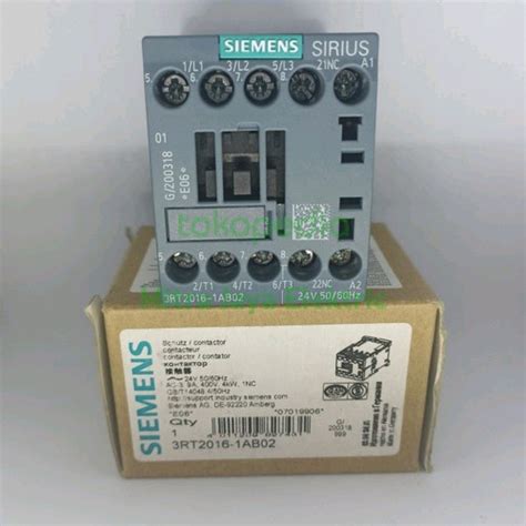 Jual Contactor Siemens 3RT2016 1AB02 24v Kota Bandung Mitra Jaya