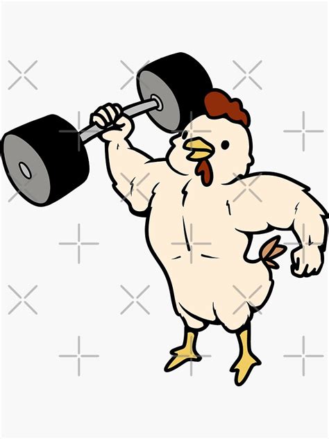 Buff Chicken Sticker For Sale By Nauticalsorbet Redbubble