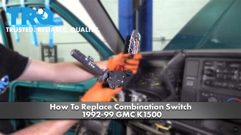 How To Replace Combination Switch Gmc K A Auto