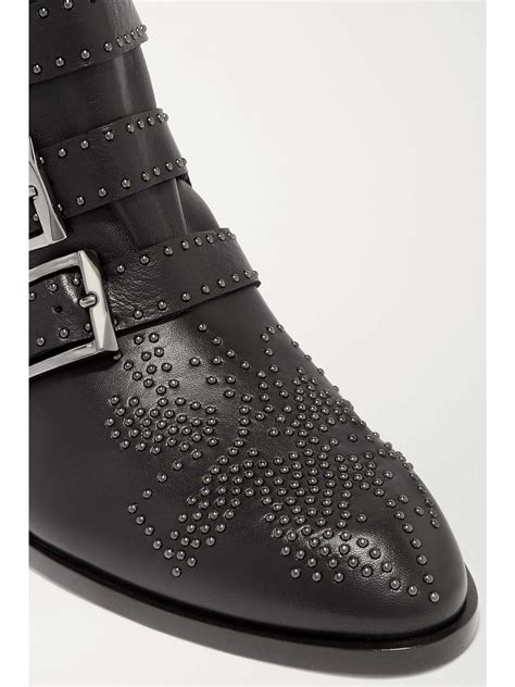 ChloÉ Net Sustain Susanna Studded Leather Ankle Boots Net A Porter