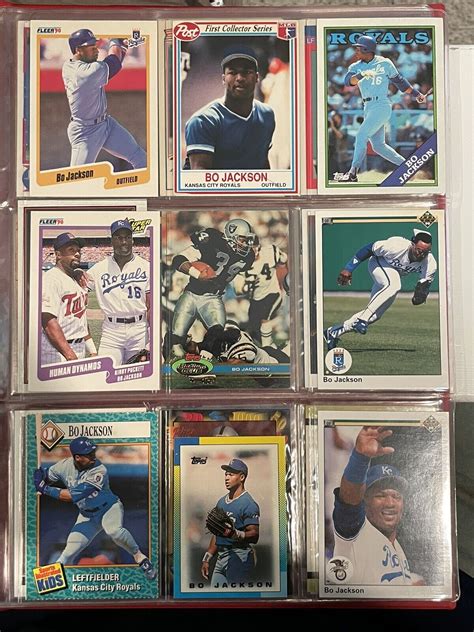 Bo Jackson 1990 Donruss BC 1 No Dot After INC Error W Bo Jackson