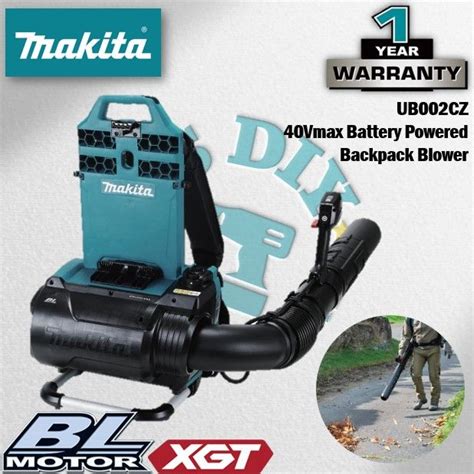 Makita Ub002cz 40vmax Battery Powered Backpack Blower Lazada