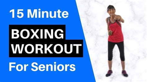 Beginner Boxing Workout For Seniors Minutes Youtube