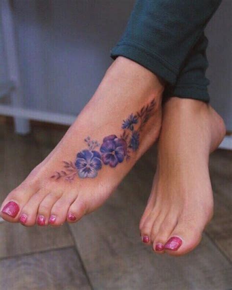 Flower Tattoo Foot Artofit