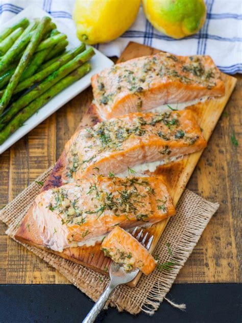 Cedar Plank Salmon Recipe Lemon My Recipes