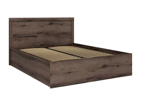 Cama Arruma O Base Adam Madeira Escura X