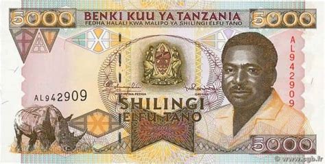 Billete 5000 Shilingi Tanzania Foronum