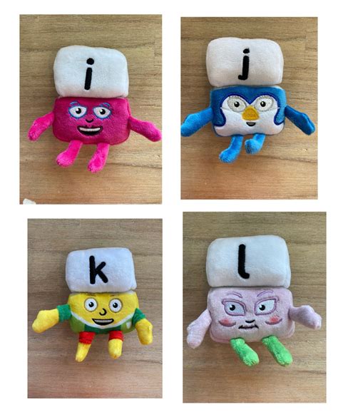 Alphablocks Plush Toys 26 Letter Full Set Etsy Uk