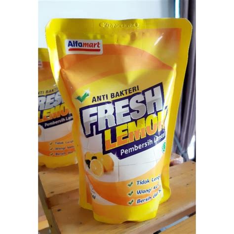 Jual ALFAMART PEMBERSIH LANTAI FRESH LEMON 750 Ml Shopee Indonesia