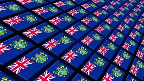 Pitcairn Flag Animated Background 3d Ani Stock Video Pond5