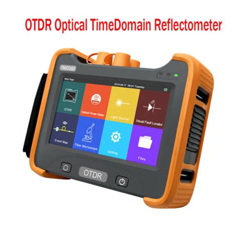 Tmo350 Otdr Optical Time Domain Reflectometer Tester 13101550nm Vfl