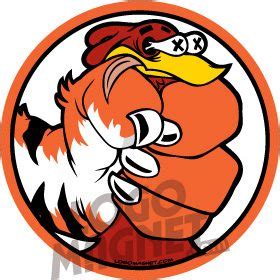 TIGER-CHOKING-CHICKEN-CLEMSON-VS-GAMECOCKS.jpg Custom Car Magnet - Logo ...