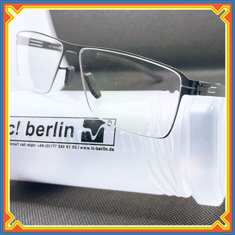 Ic Berlin Spectacle Glasses Bingkai Flexible Frame Tahan Lasak Cermin