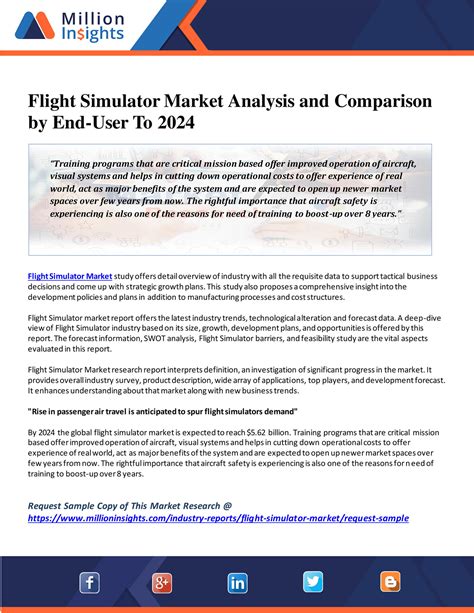 Million Insights Flight Simulator Market Analysis And Comparison By