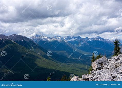 Mind Blowing Scenery Refreshing Early Summer Of Rocky Mountain Stock