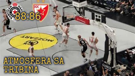 Partizan Crvena Zvezda Evroliga Atmosfera Sa Tribina YouTube