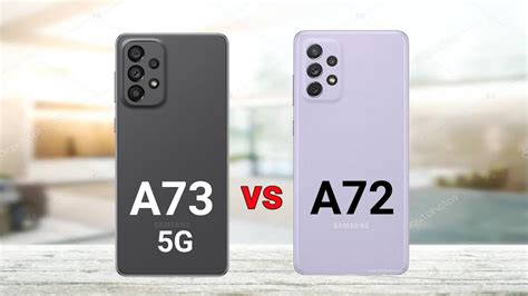 Samsung Galaxy A73 5g Vs Samsung Galaxy A72 Youtube