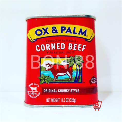 Ox And Palm Corned Beef 326g Shopee Philippines