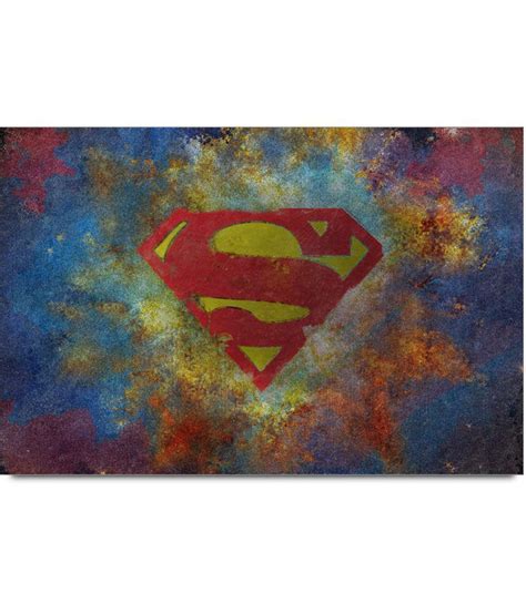 Pool Multicolour Superman Logo Poster Buy Pool Multicolour Superman