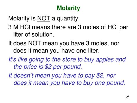 Ppt Solutions Part Ii Molarity And Solution Stoichiometry Chapter 5