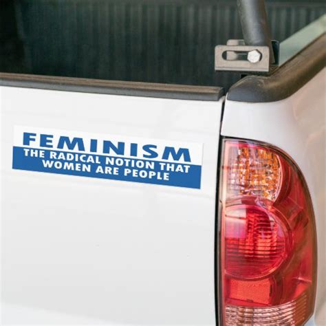 Feminism Bumper Sticker Zazzle