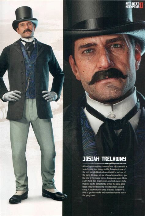 josiah trelawny rdr characters guide bio voice actor