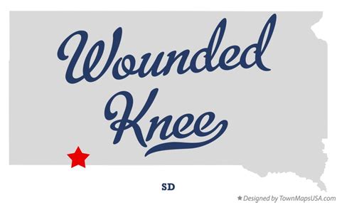 Wounded Knee Map