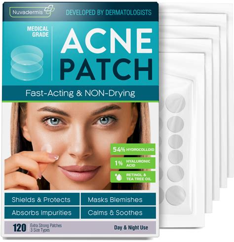 Buy Acne Pimple Patches Dark Spot Blemish Zit 54 Hydrocolloid Dot Stickers 120 Patch