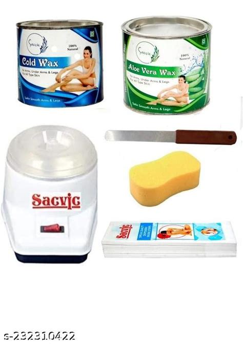 Sacvic Wax Heater Machine Full Body Aloe Vera Wax Gm Cold Wax