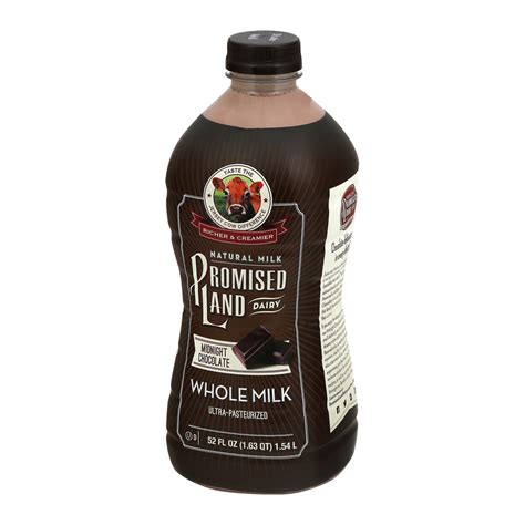 Promised Land Dairy Whole Milk Midnight Chocolate Front Right Elevated