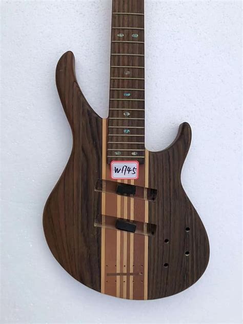 5 String Bass Walnut Body With Maple Neck Through Reverb