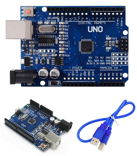 Arduino Uno R Atmega P Usb Cable Clone