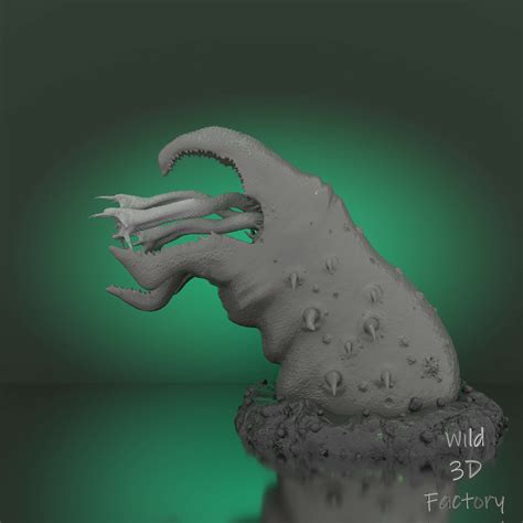 CO3D - Graboid from Tremors Statue - FanMade Model for 3D printing