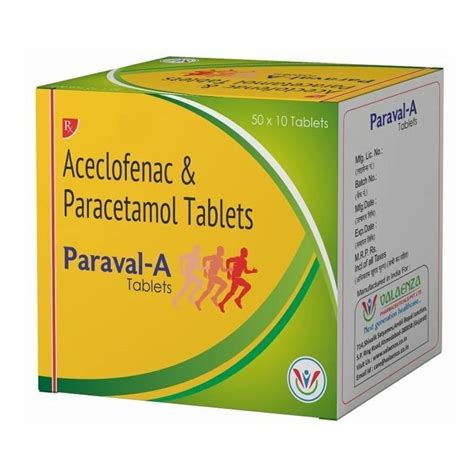 Aceclofenac Paracetamol Tablets Strength 425mg At Rs 300 Box In Ahmedabad