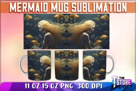 Mermaid Oz Mug Sublimation Graphic By The T Store Design