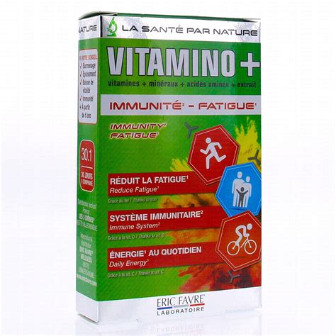 ERIC FAVRE Vitamino 30 comprimés Parapharmacie Prado Mermoz