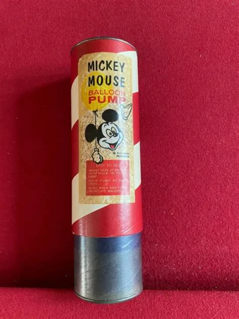 S Walt Disney Mickey Mouse Balloon Pump Scarce Vintage