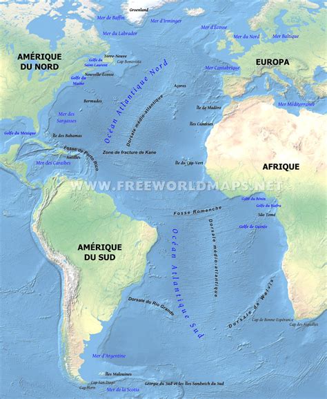 Ocean Atlantique Map