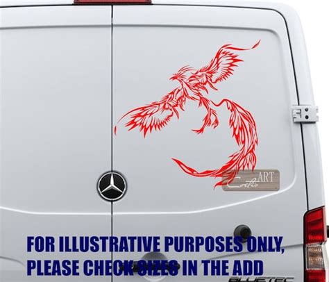 Phoenix Bird Car Decal Immortal Bird Phoenix Window Decal - Etsy