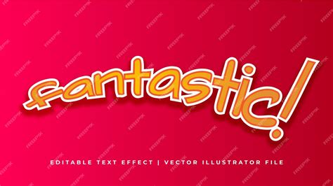 Premium Vector Fantastic Editable 3d Text Effect Styles Mockup