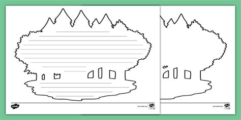 NEW Forest Writing Template Lehrer Gemacht Twinkl