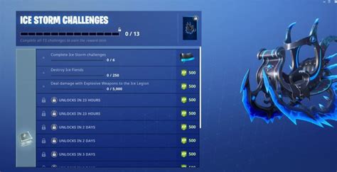 Fortnite: Battle Royale - Ice Storm Event | Daily Challenges Guide ...