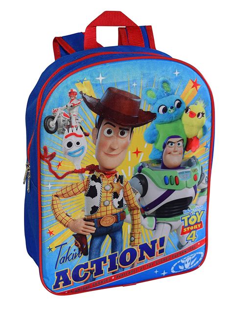 Kids Toy Story 4 Backpack 15 Takin Action Forky Woody Buzz Duke