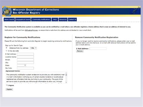 Wi Department Of Corrections Sex Offender Registry Ppt Download