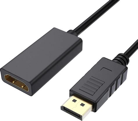 Cableader Dp Vers Hdmi Adaptateur K Hz Displayport Dp Hdmi Hdtv