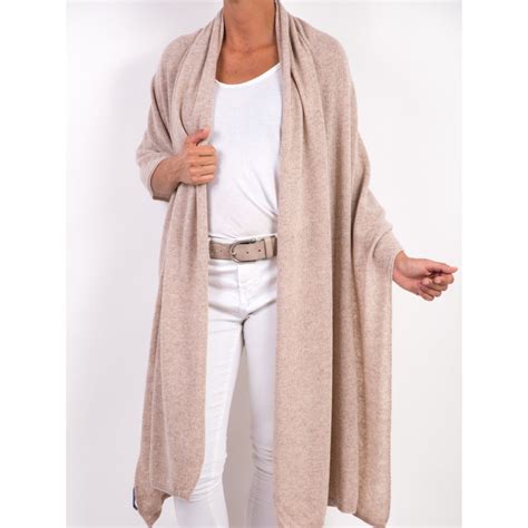 Stola Misto Cashmere Marenza Beige Cm X Cm