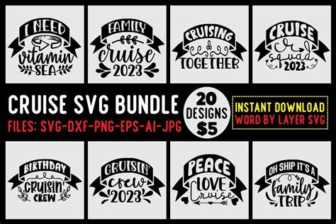 Cruise Svg Bundle Vol 5 Bundle · Creative Fabrica