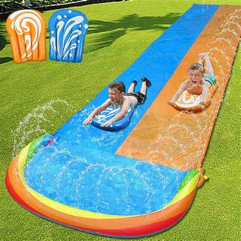 Mortime Slip Water Slide With Sprinklers 22 5ft Slip And