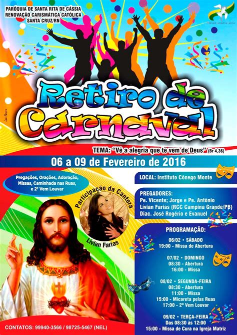 Igreja Cat Lica Realiza Retiro De Carnaval De De Fevereiro Em